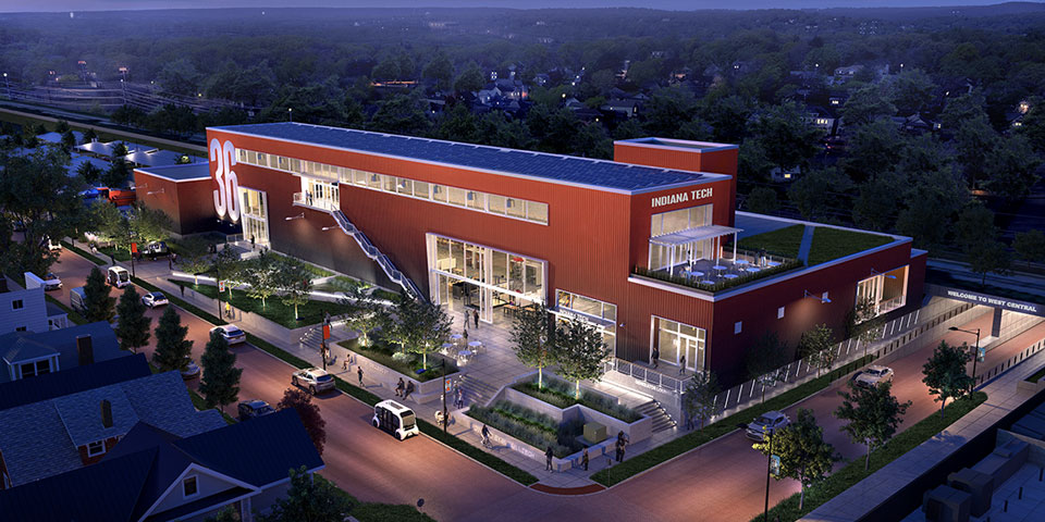 Building 36 on the Electric Works Campus