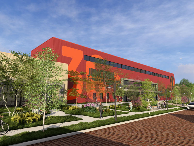 Rendering of the street view of Junction 36